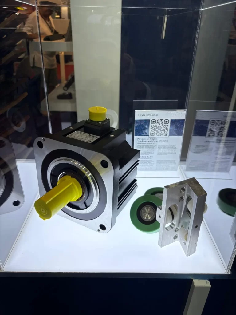 Komponen PMSM Motor Ascenda untuk lift rumah screw-drive yang efisien, ringkas, dan minim perawatan.