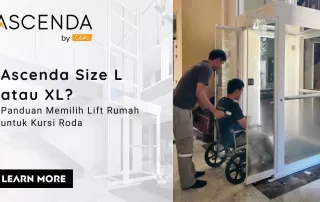 Thumbnail artikel Ascenda Size L atau XL untuk panduan memilih lift rumah kursi roda